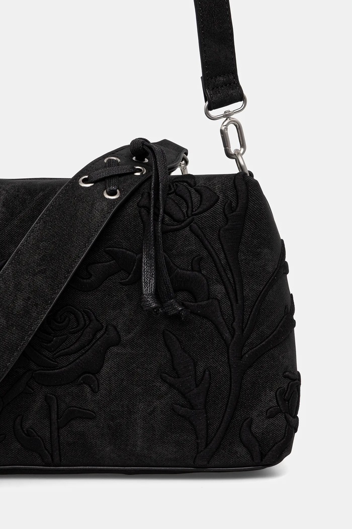 Doplňky Kabelka Desigual ROMEO FLORAL TOTAL BL 25WAXP41 černá