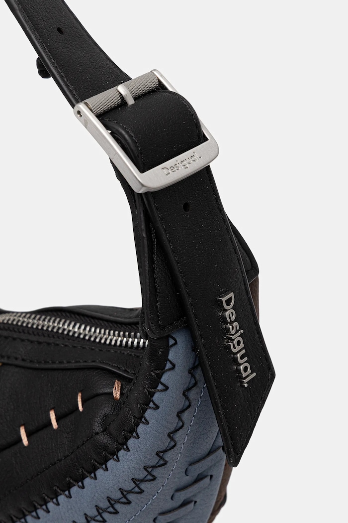 Kabelka Desigual QUEBEC WHIPSTITCH PAT čierna 25WAXP77
