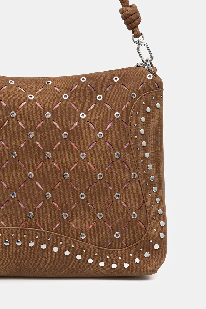 Doplnky Kabelka Desigual YANKEE LEIRIA MINI CA 25WAXPB5 hnedá