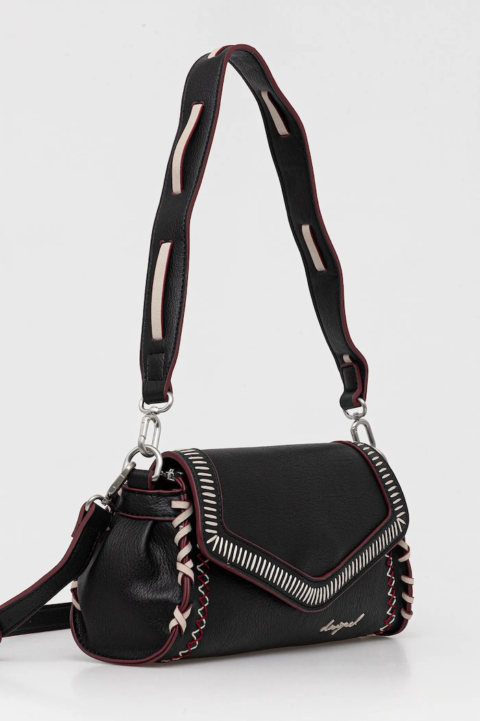 Kabelka Desigual MANHATTAN PESPUNTES Z 25WAXPBE čierna AW25