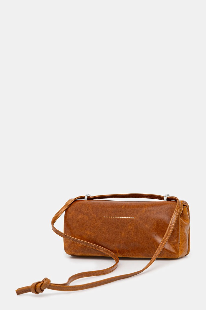 Аксесуари MM6 Maison Margiela Шкіряна сумочка MM6 Maison Margiela SB5ZH0022.P7187.T2222 коричневий