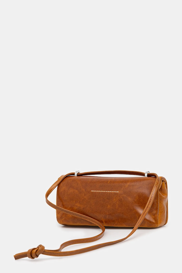 Аксесуари MM6 Maison Margiela Шкіряна сумочка MM6 Maison Margiela SB5ZH0022.P7187.T2222 коричневий