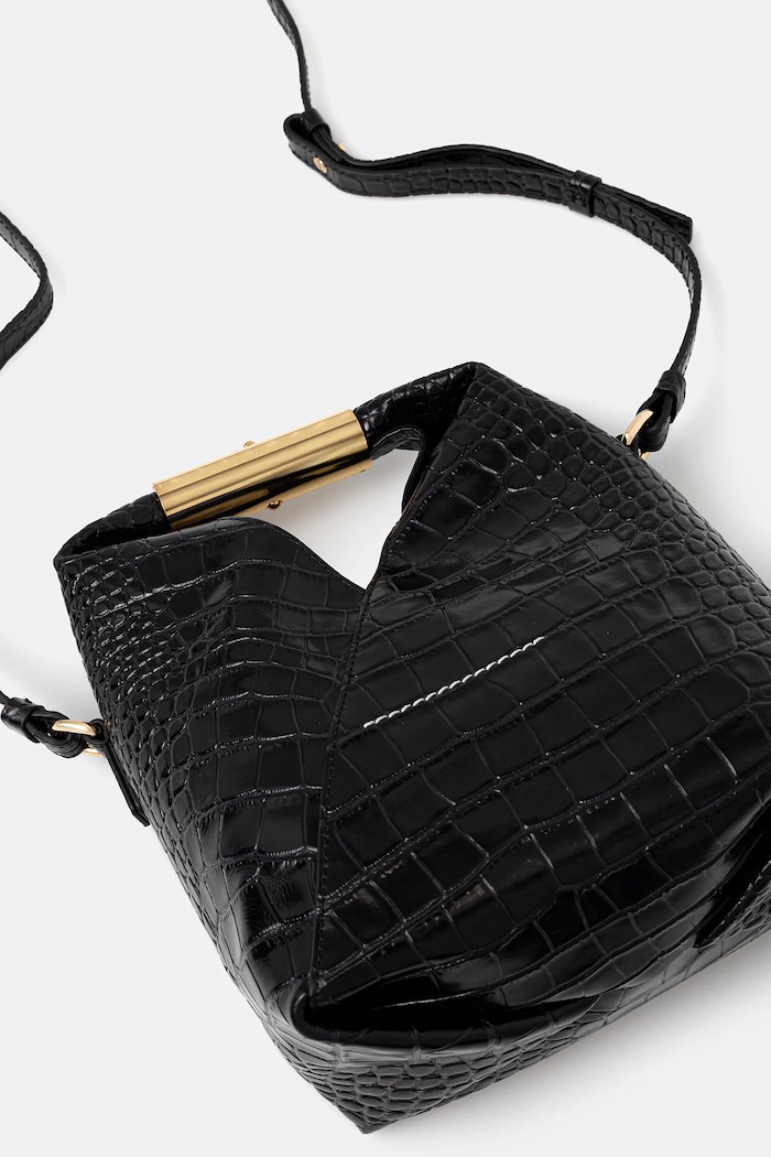 Accesorii MM6 Maison Margiela poșetă de piele SB6WD0042.P8650.T8013 negru
