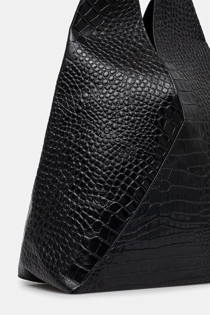 Αξεσουάρ Δερμάτινη τσάντα MM6 Maison Margiela SB6WD0043.P8650.T8013 μαύρο