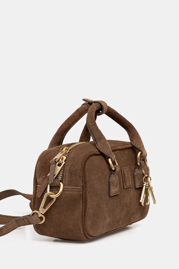 Pedro del Hierro Geantă de mână din piele întoarsă 1112596 maro AW25