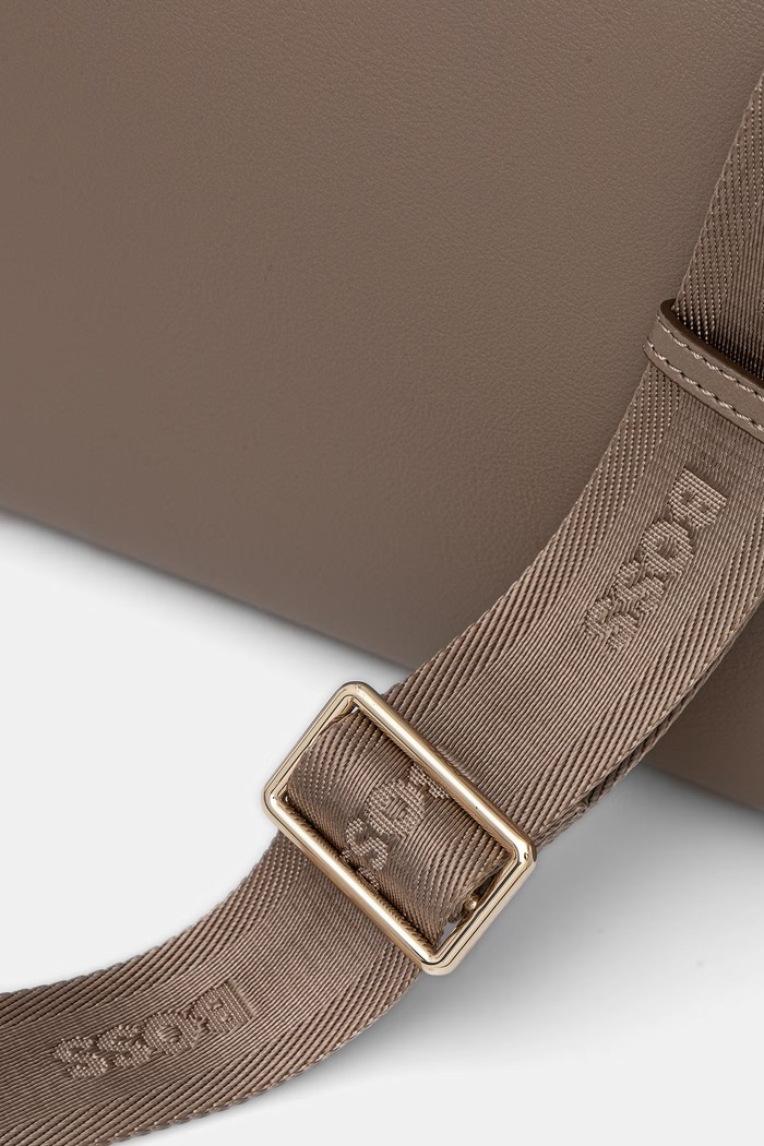 BOSS torebka tote damska z imitacji skóry Sandy MED Tote beżowy 50547947