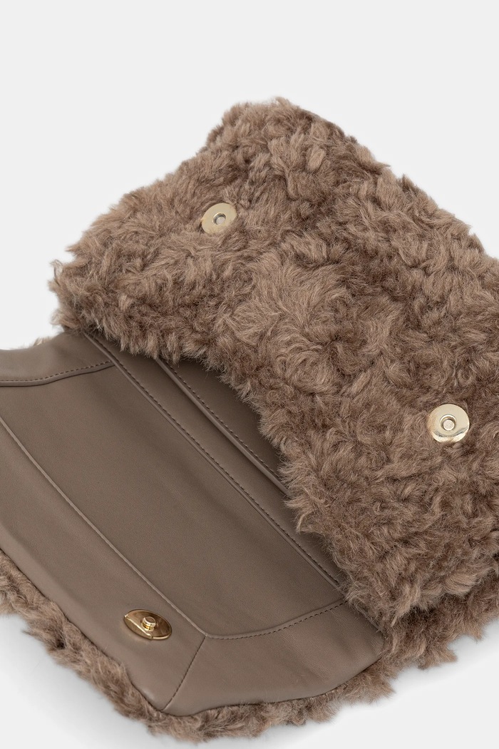BOSS geantă B_ICON M Sh. Bag FUR maro 50552196
