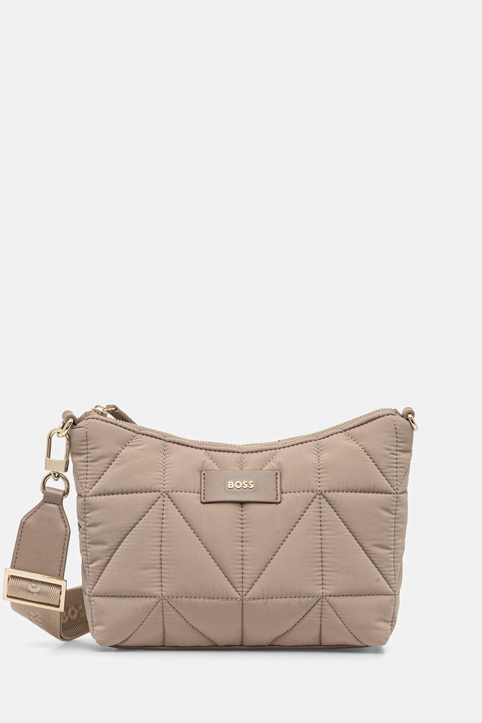 BOSS torebka Palmah CROSSBODY NY nie mieści A4 beżowy 50552481