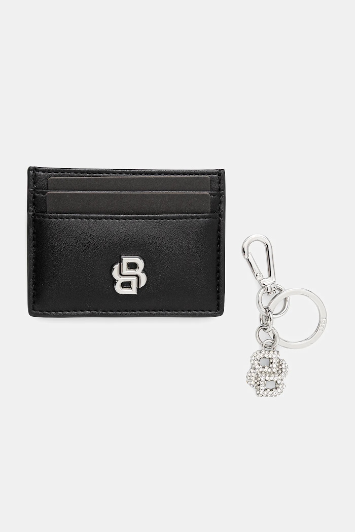 Калъф за карти + ключодържател BOSS B_ICON Krng C Case щампа черен 50552247