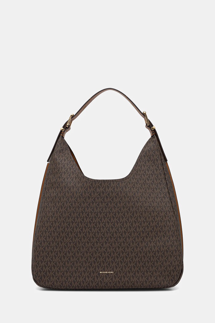 Torbica MICHAEL Michael Kors Imitacija zrnatega usnja rjava 30F5GY5H7B