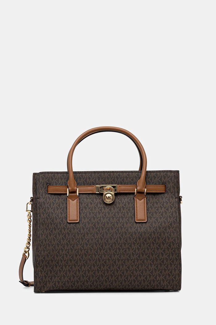 Kabelka MICHAEL Michael Kors vzorovaný hnedá 30F5GNXS3B