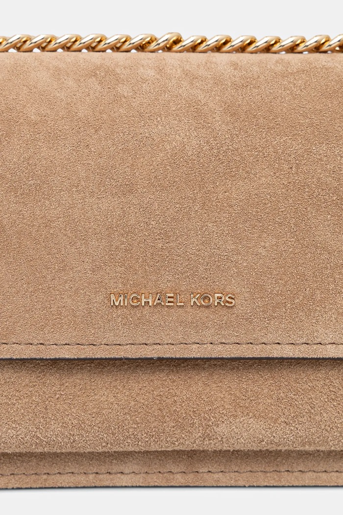 MICHAEL Michael Kors geantă de mână din piele întoarsă bej 30F5GC7L3S