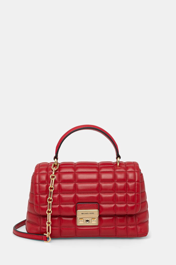 MICHAEL Michael Kors geantă de piele uni rosu 30F5G2RS2L