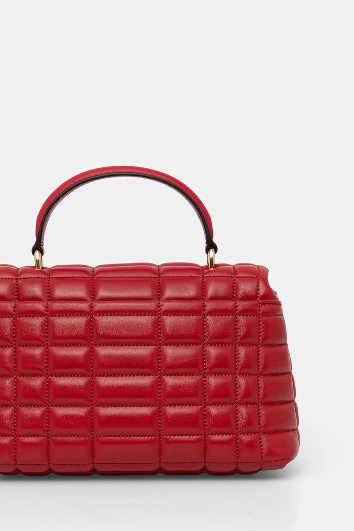 Accesorii MICHAEL Michael Kors geantă de piele 30F5G2RS2L rosu