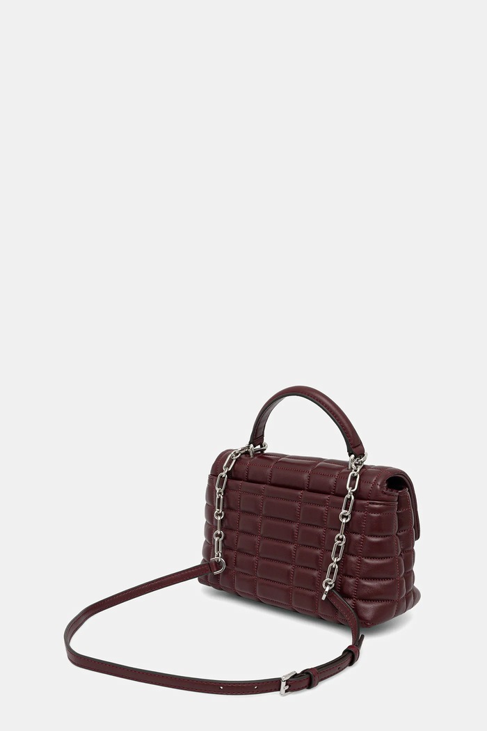 Doplňky Kožená kabelka MICHAEL Michael Kors 30F5S2RS2L burgundské