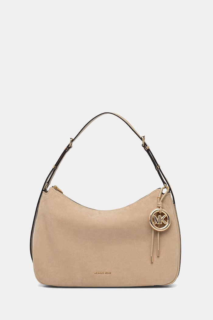 MICHAEL Michael Kors torebka hobo damska beżowy 30F5GY5M2L