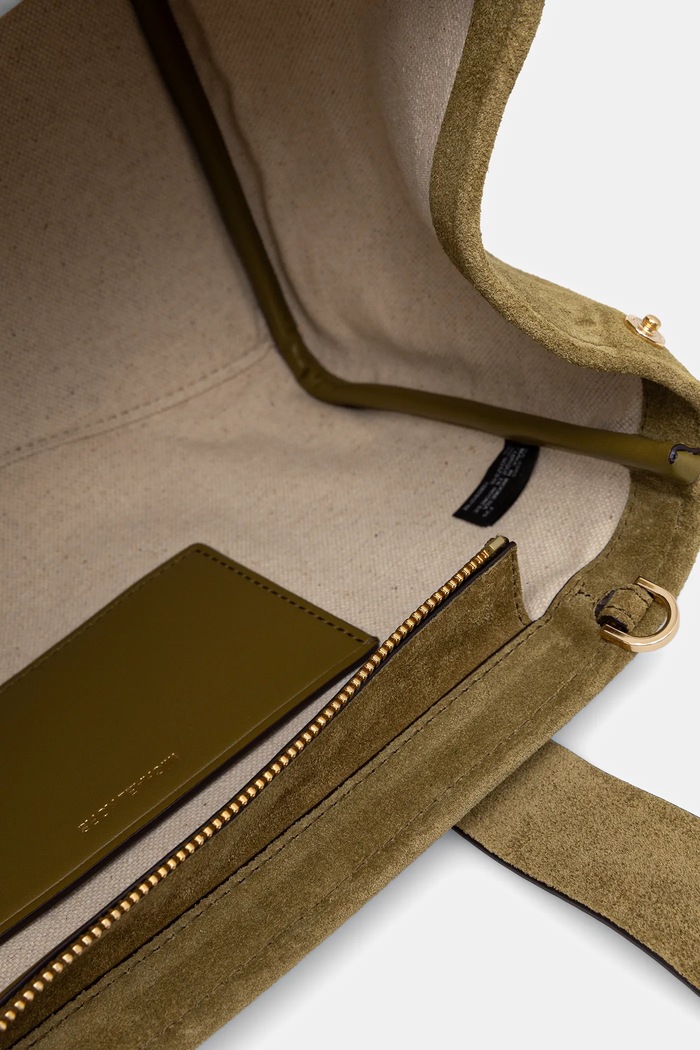MICHAEL Michael Kors geantă de mână din piele întoarsă 30F5G1ZS1S verde