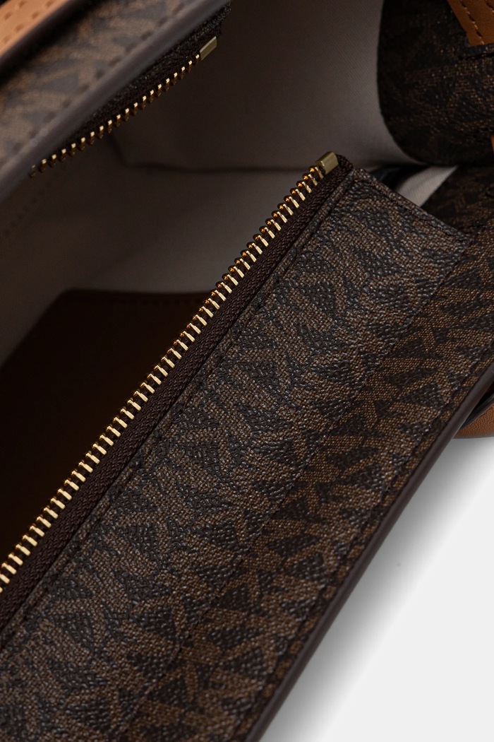 Geantă shopper pentru femei cu imitație de piele MICHAEL Michael Kors maro 30F5GNXT0B