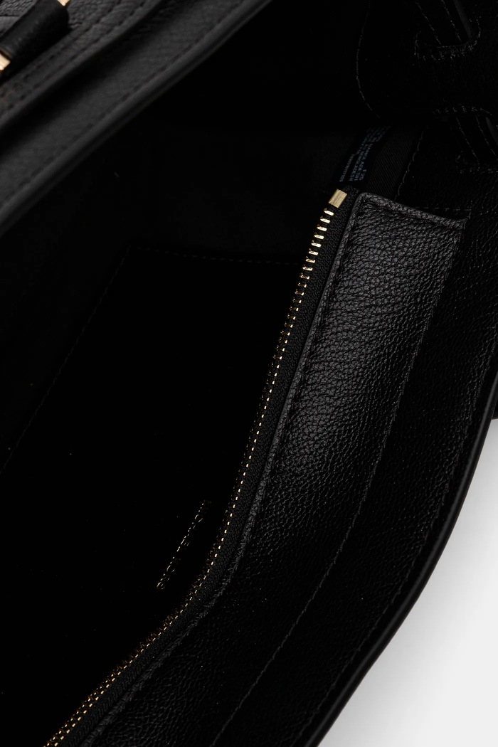 Poșetă de piele MICHAEL Michael Kors negru 30F5GNXT0L