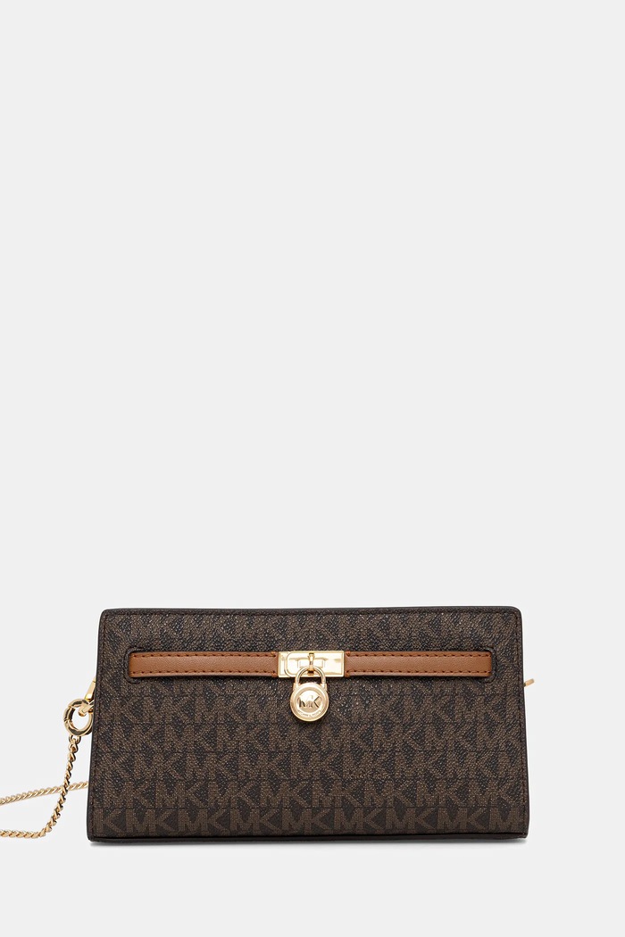 MICHAEL Michael Kors poșetă cu modele maro 32F5GNXC0B