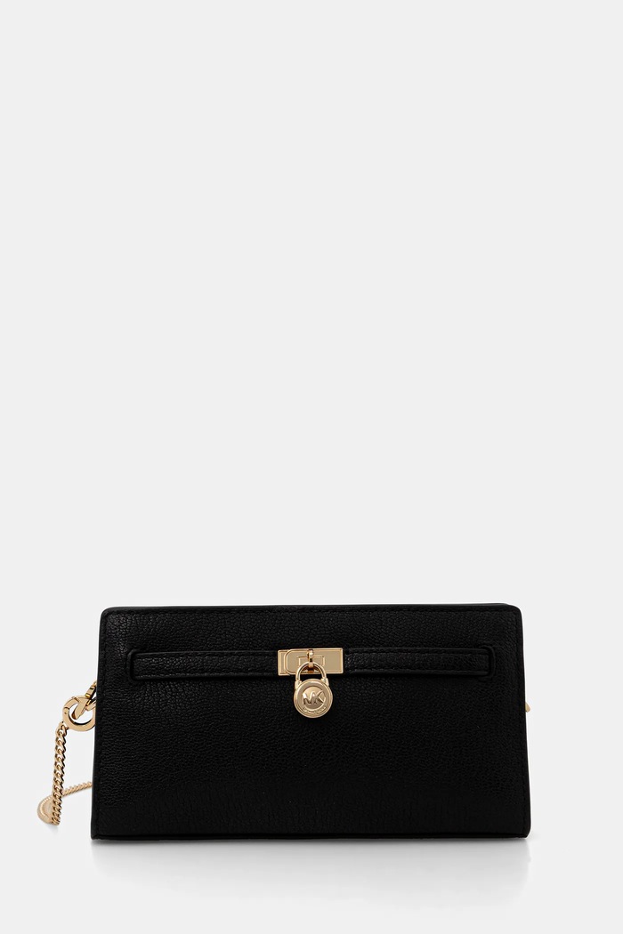 MICHAEL Michael Kors geantă crossbody pentru femei din piele uni negru 32F5GNXC0L