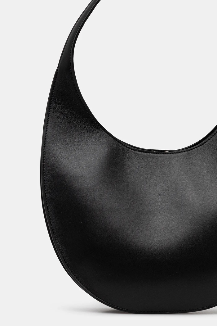 Accessori Coperni borsa a mano in pelle Medium Soft Swipe COPBA109F6012 nero