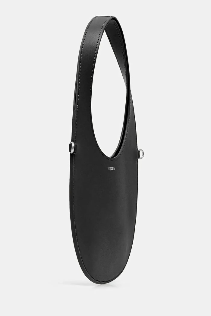 Accessori Coperni borsa a mano in pelle Mini Swipe Tote COPBA115F6031 nero