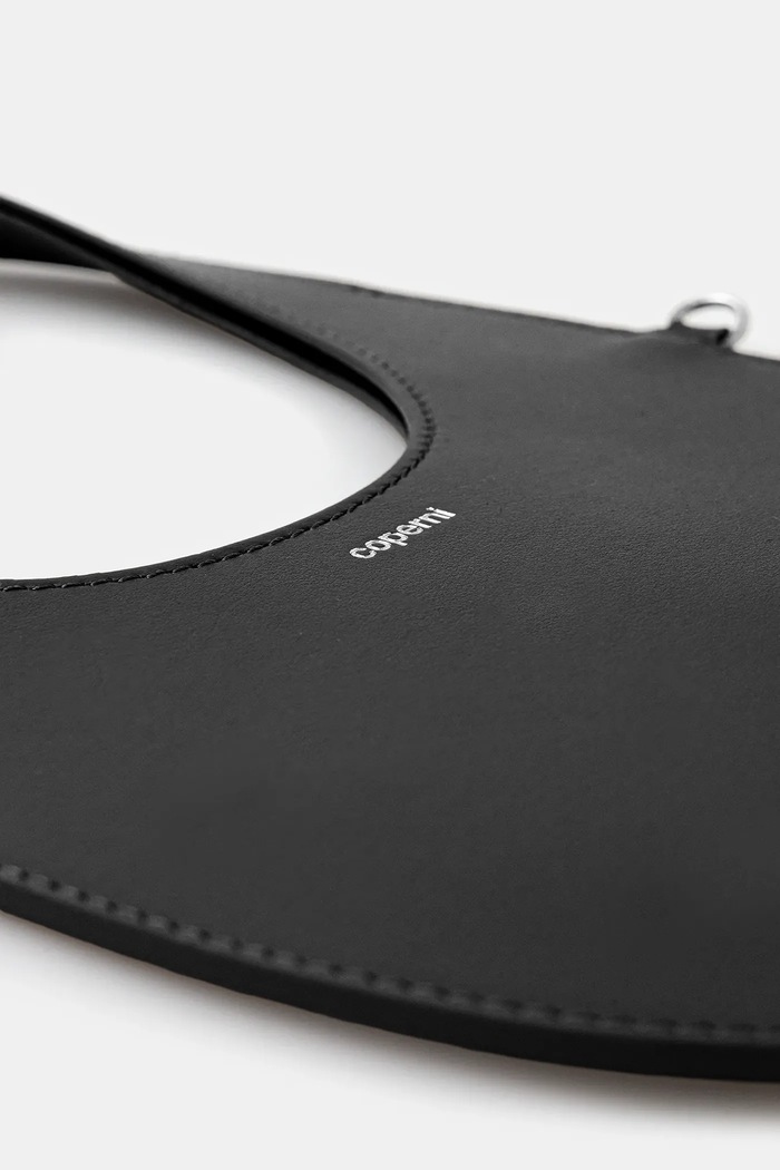 Coperni borsa a mano in pelle Mini Swipe Tote nero COPBA115F6031
