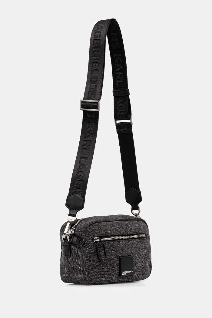 Чанта през рамо Karl Lagerfeld Jeans A4W30238 сив AW25