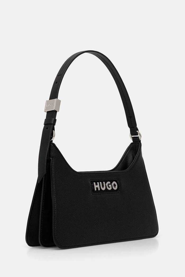 HUGO geantă Mel 2.0 Sh. Bag Flat 50552205 negru AW25