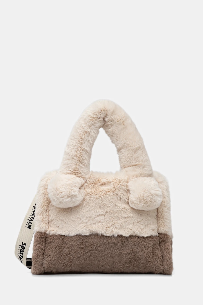Τσάντα Sportalm Teddy υφασμάτινο μπεζ 950184