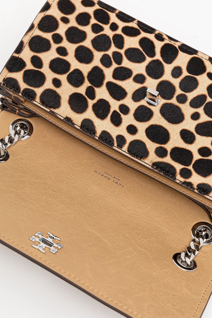 Tory Burch geantă de piele Kira Turnlock 169175.250 bej