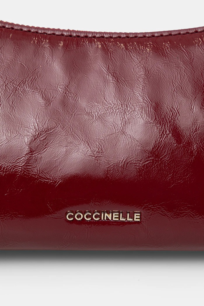 Geantă de piele AURA Coccinelle E5.THJ.55.01.01 burgundia