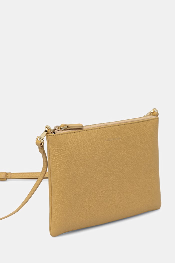 Coccinelle torebka crossbody damska skórzana BEST CROSSBODY E5.MMA.55.F5.01 żółty AW25