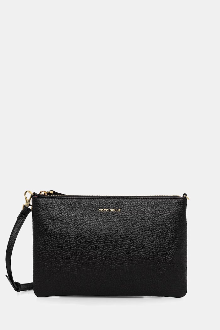 Coccinelle torebka crossbody damska skórzana BEST CROSSBODY czarny E5.MMA.55.F5.01
