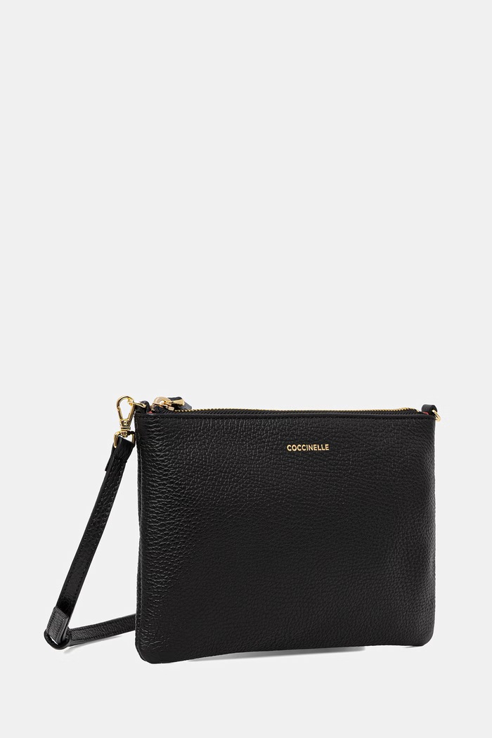 Coccinelle torebka crossbody damska skórzana BEST CROSSBODY E5.MMA.55.F5.01 czarny AW25