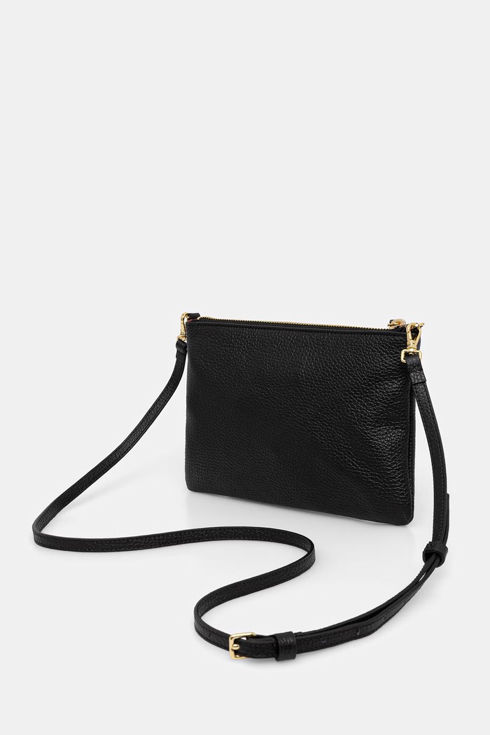 Coccinelle torebka crossbody damska skórzana BEST CROSSBODY czarny E5.MMA.55.F5.01