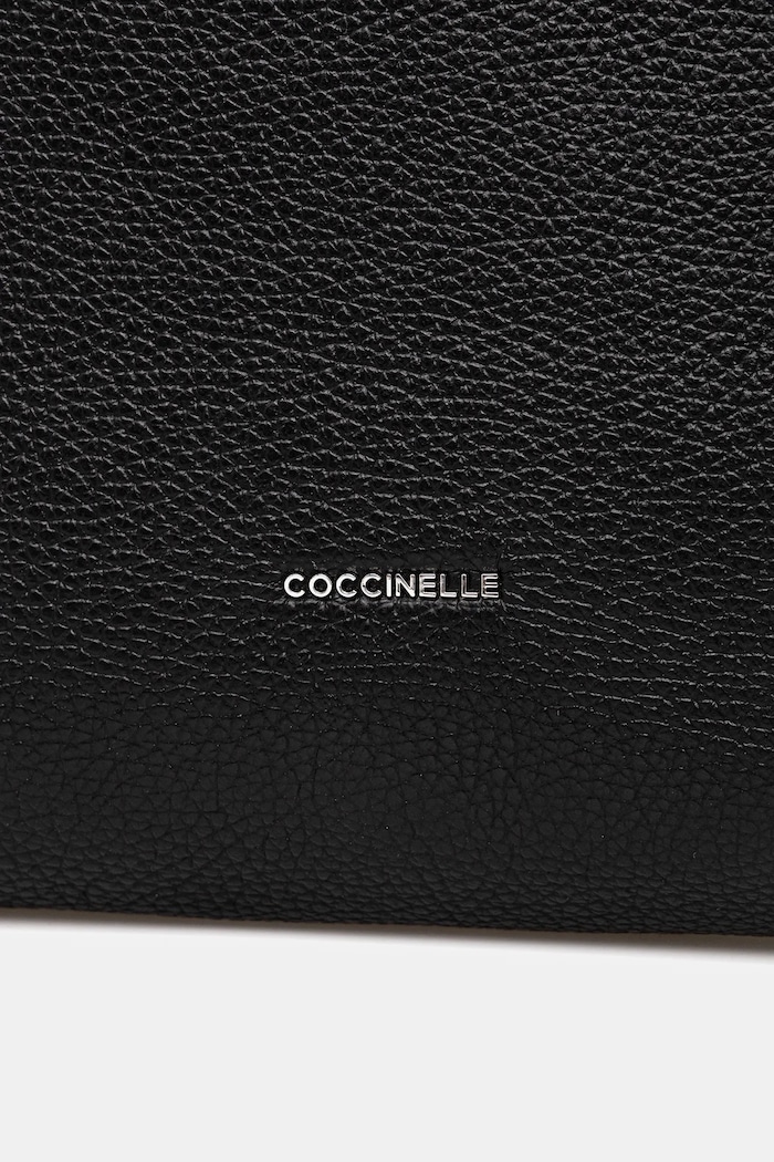 Kožená kabelka Coccinelle ELINOR černá E1.TL5.12.01.01