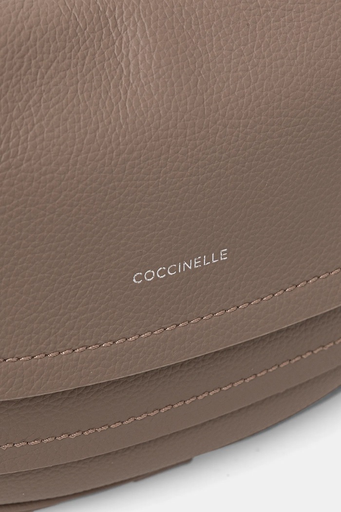 Geantă de piele RAQUEL Coccinelle E1.SQ0.15.03.01 maro
