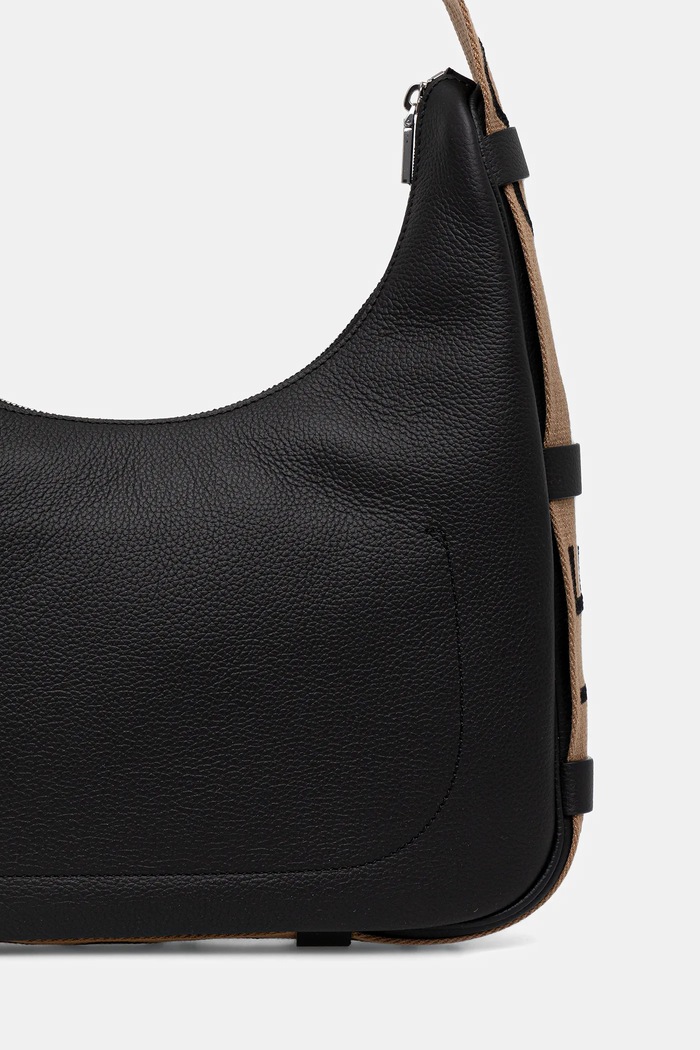 Accesorii Coccinelle geantă de piele RAQUEL E1.SQ0.13.01.01 negru
