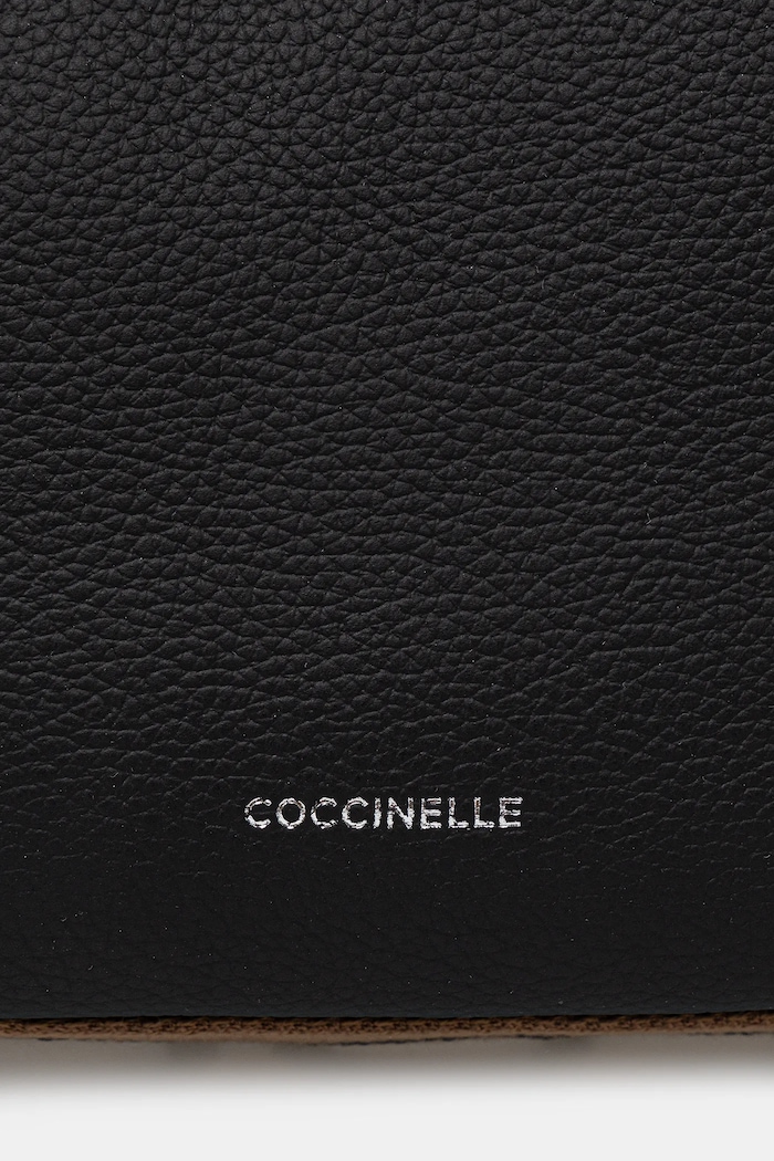 Coccinelle geantă de piele RAQUEL negru E1.SQ0.13.01.01