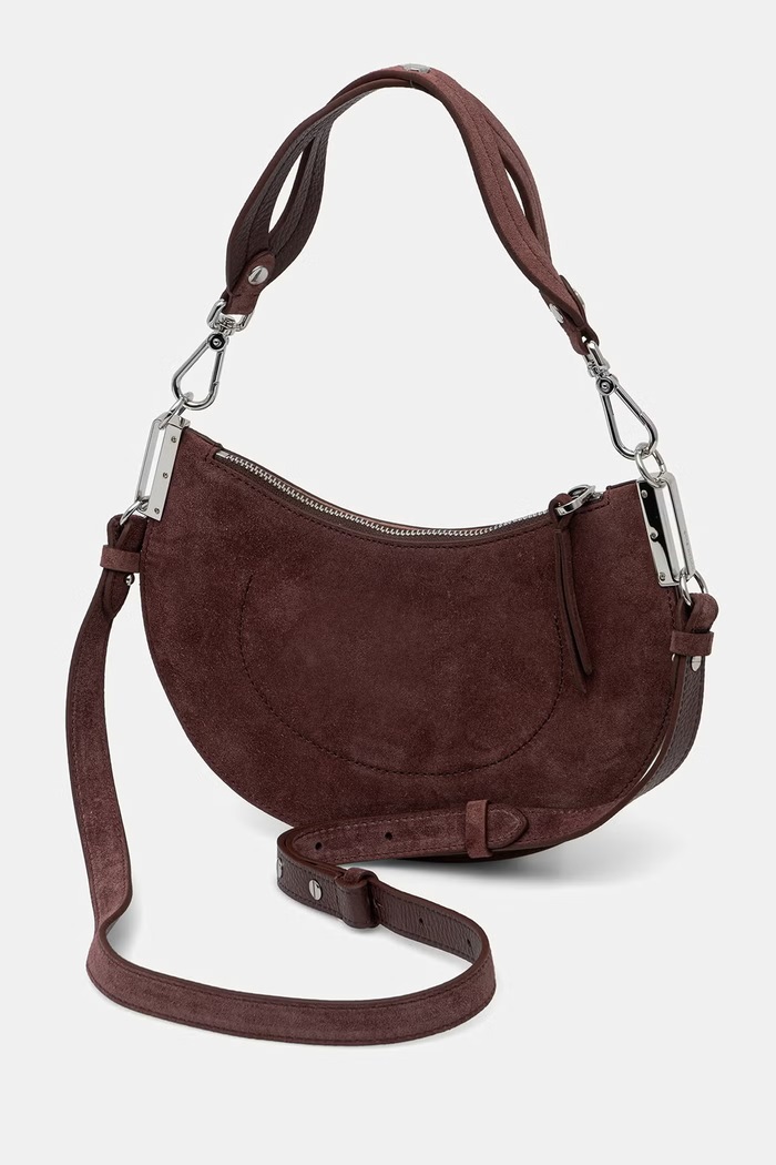 Coccinelle crossbody kabelka dámska semišová E1.QKG.13.03.01 burgundské AA00