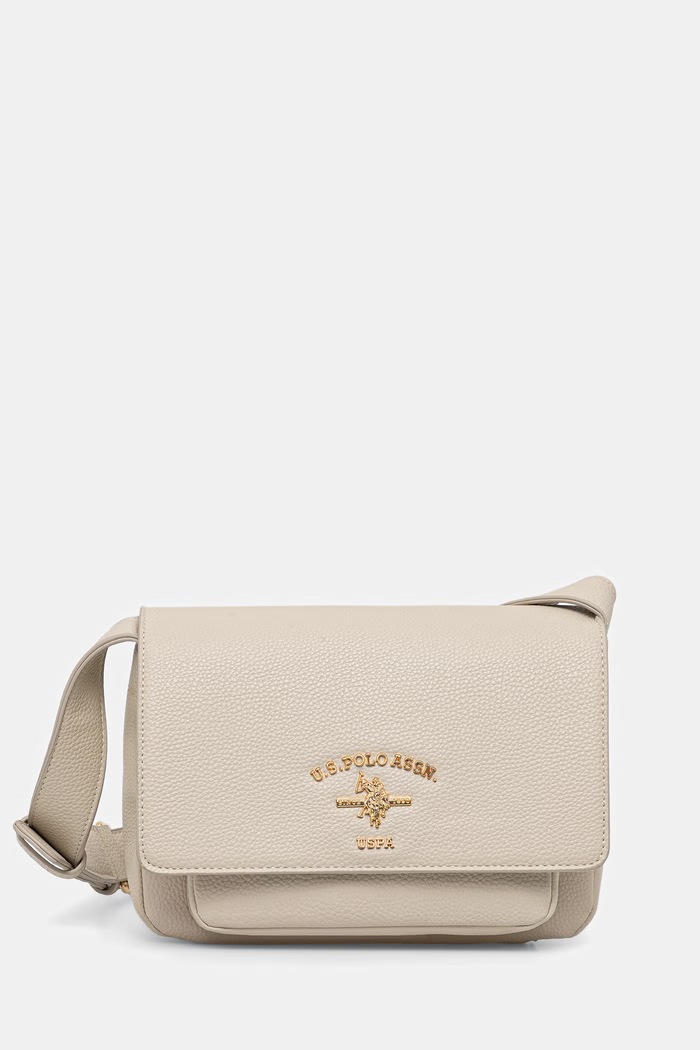 U.S. Polo Assn. crossbody kabelka dámska Stanford jednofarebný béžová BIUSS8880WVP