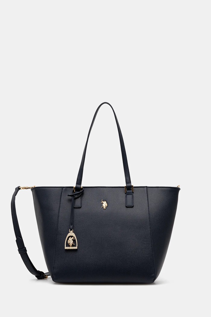 U.S. Polo Assn. shopper γυναικεία από απομίμηση δέρματος Jones σκούρο μπλε BIUJE8908WVP