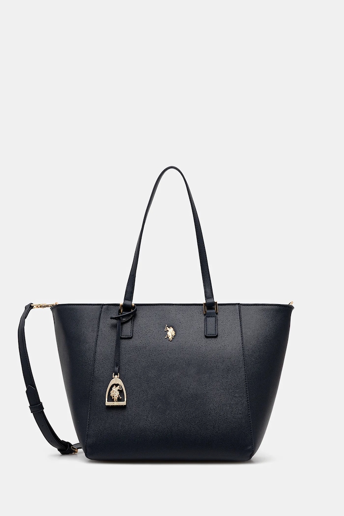 U.S. Polo Assn. shopper γυναικεία από απομίμηση δέρματος Jones σκούρο μπλε BIUJE8908WVP