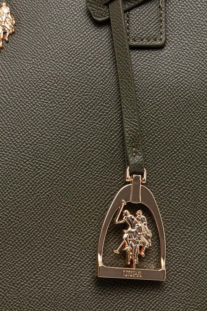 Shopper torba ženska iz umetnega usnja Jones U.S. Polo Assn. BIUJE8908WVP zelena