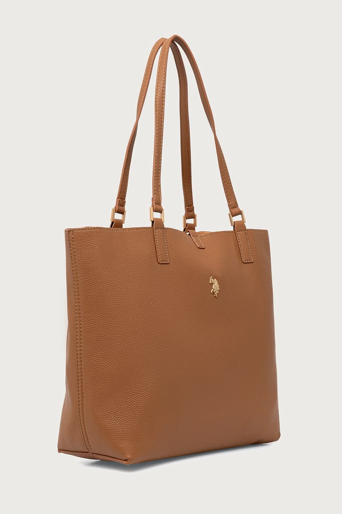 U.S. Polo Assn. Torebka dwustronna damska z imitacji skóry Malibu BEUM08706WVP brązowy AA00