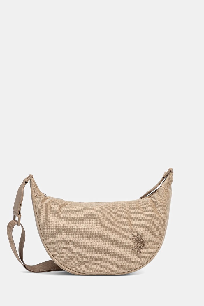 U.S. Polo Assn. torebka Benton nie mieści A4 beżowy BEUBB8745WZC