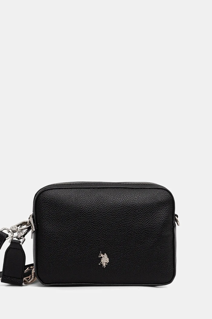 U.S. Polo Assn. χιαστί γυναικεία από απομίμηση δέρματος Mansion D. μαύρο BEUE58716WVP