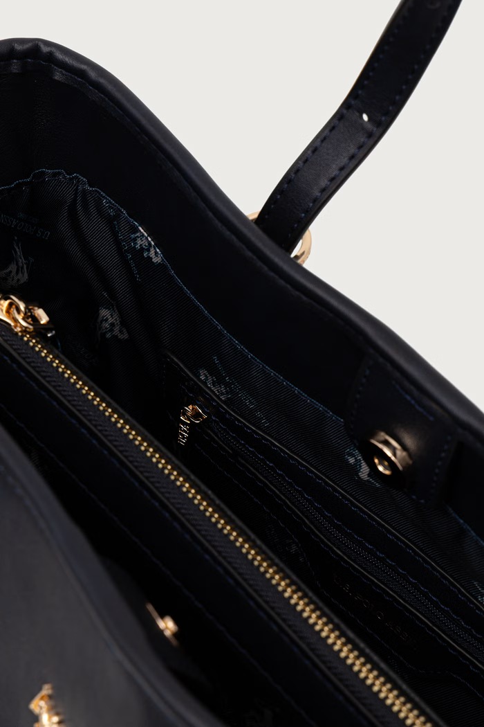 Torebka shopper damska z imitacji skóry Blackstone U.S. Polo Assn. granatowy BIU4B8935WVP